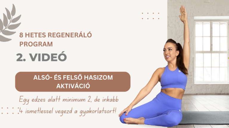HRP 2. Videó – Alsó- és felső hasizom aktiváció