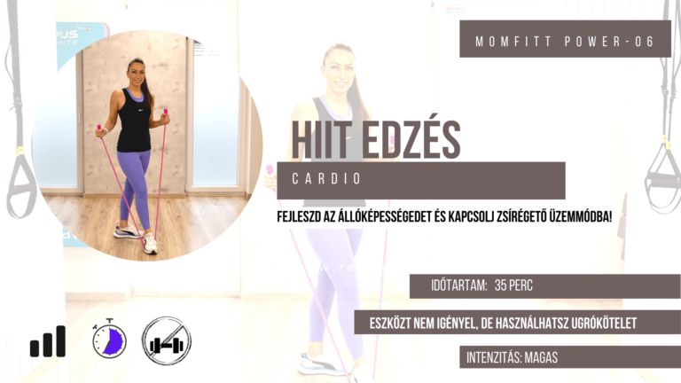 MP-06 – Cardio Hiit edzés