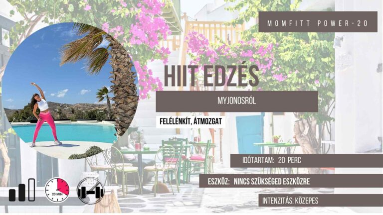 MP-20 HIIT EDZÉS MYKONOSRÓL